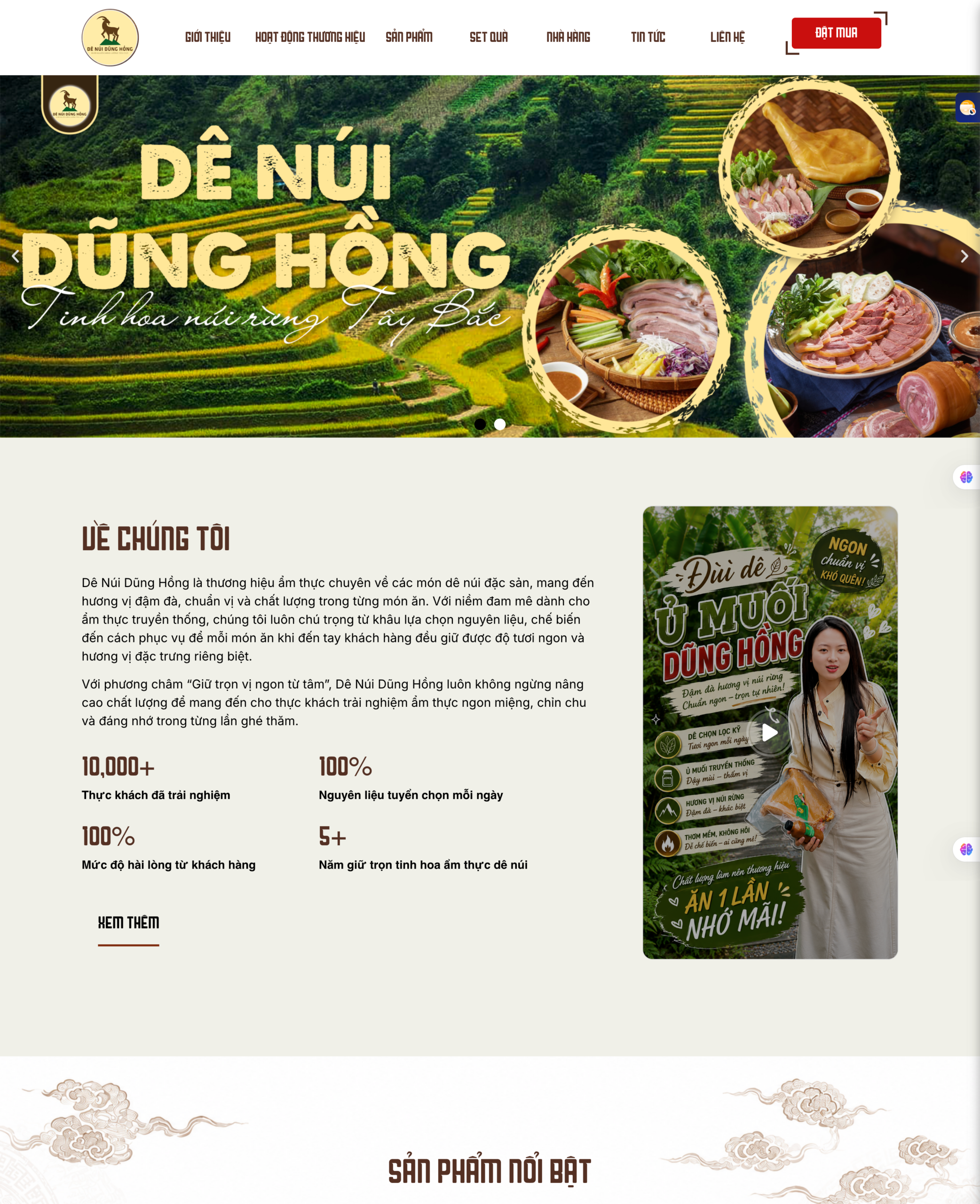 Mẫu Thương Hiệu - Nhà Hàng