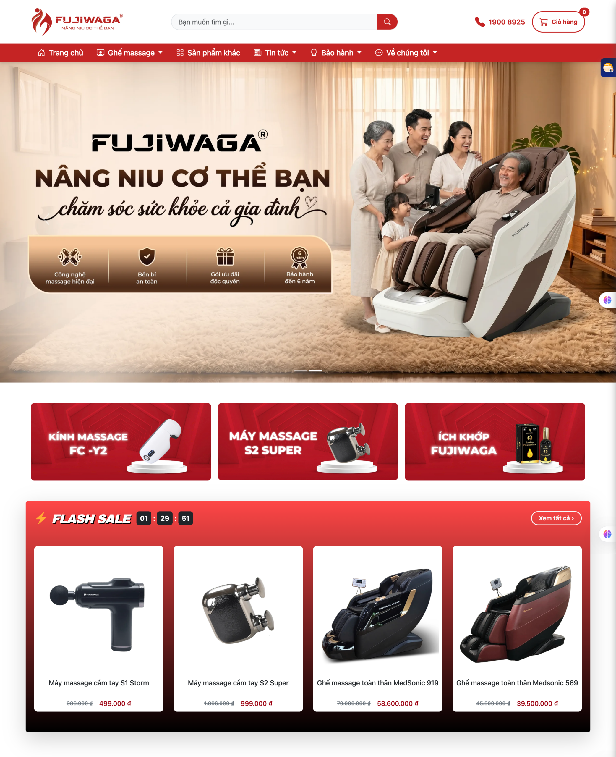 Mẫu Ghế Massage