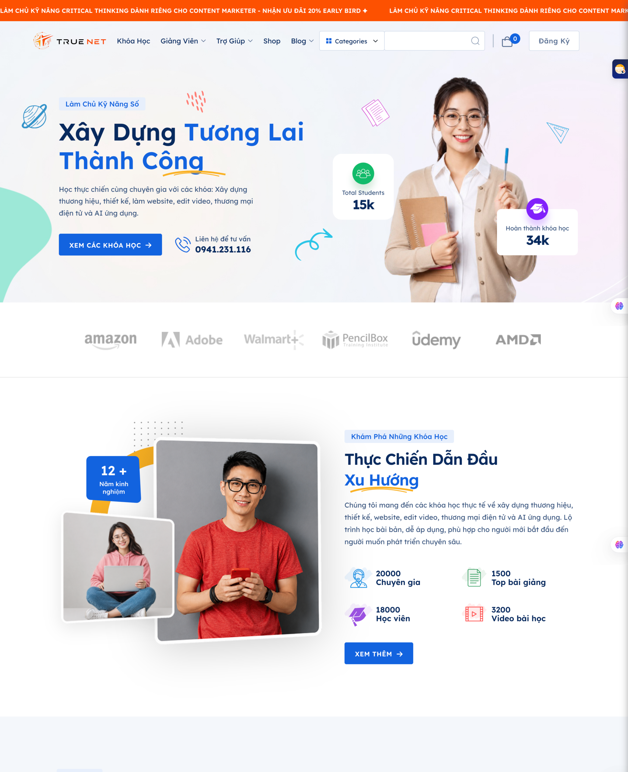 Mẫu Khóa học 01